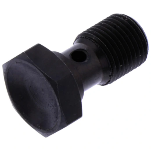 Hohlschraube Edelstahl schwarz für Motorräder