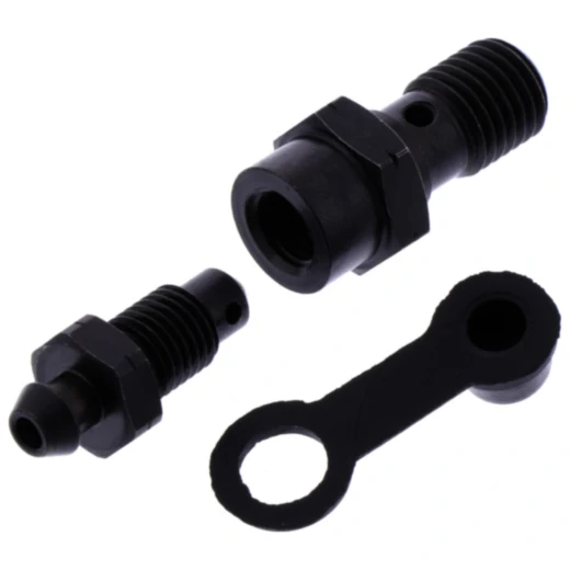 Hohlschraube M10 x 1.25 mit Entlüfternippel