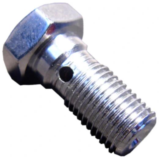 Hohlschraube für 3/8-24 chrom Alu