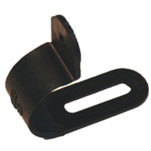 Kunststoff Halter M4 CX-13 verstellbar schwarz für Motorradleitungen