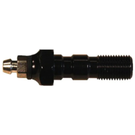 Doppelhohlschraube M10x1 Aluminium schwarz mit Entlüfternippel