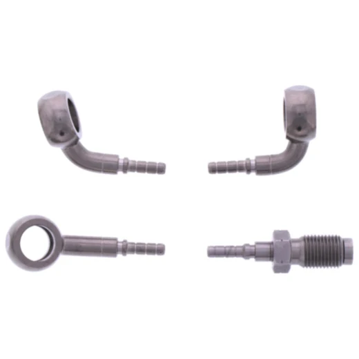 Bremsschlauch Stahlflex Kit Anschluss silber 2 - teilig passend für: BMW K