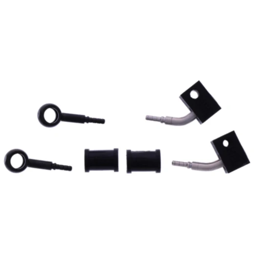 Bremsschlauch Stahlflex Kit Anschluss schwarz 2 - teilig passend für: Honda CBF 7576060