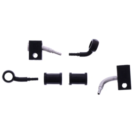 Bremsschlauch Stahlflex Kit Anschluss schwarz 2 - teilig passend für: Honda CBR