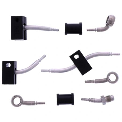 Bremsschlauch Stahlflex Kit Anschluss silber 4 - teilig passend für: Honda CBR 7576071