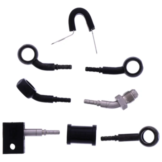 Bremsschlauch Stahlflex Kit Anschluss schwarz 3 - teilig passend für: Honda CBR 7576074