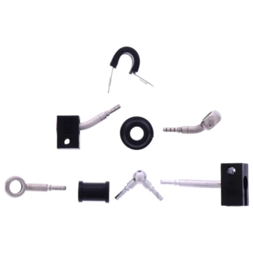 Bremsschlauch Stahlflex Kit Anschluss silber 3 - teilig passend für: Honda MSX