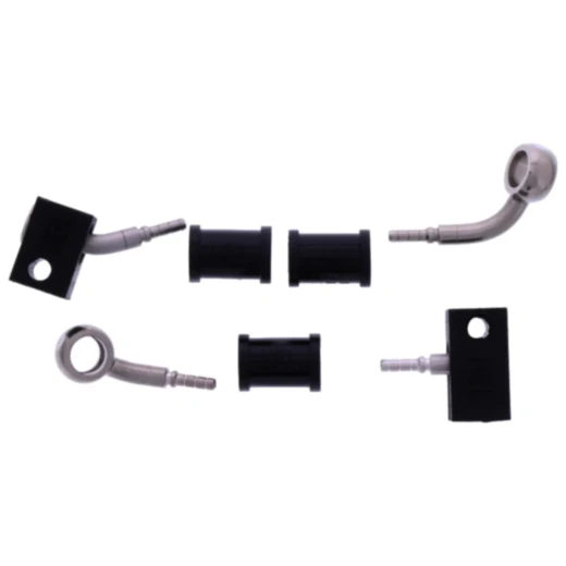 Bremsschlauch Stahlflex Kit Anschluss silber 2 - teilig passend für: Kawasaki Vulcan 7576102