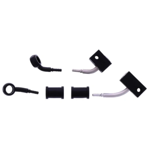 Bremsschlauch Stahlflex Kit 2-teilig schwarz