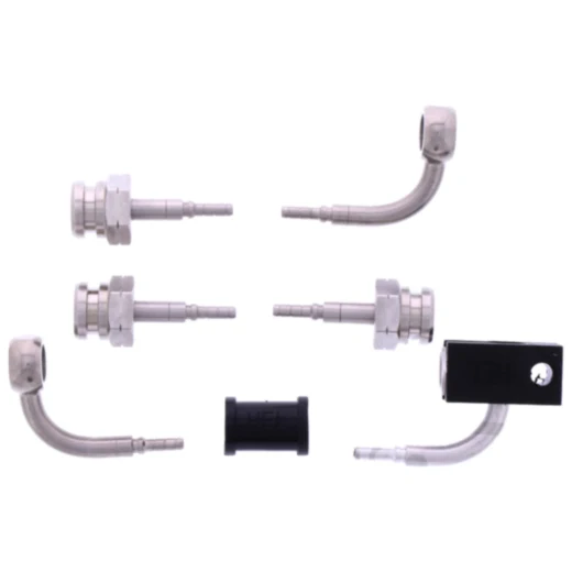 Bremsschlauch Stahlflex Kit mit silver Anschluss 3-teilig