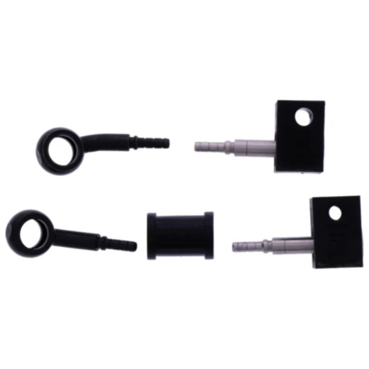 Bremsschlauch Stahlflex Kit 2-teilig schwarz 7576196