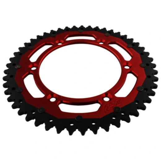 Kettenrad Dual 49Z Teilung 520 rot ZF Innendurchmesser 136 Lochkreis 156 passend für: Husqvarna TE, WR, SM, CR