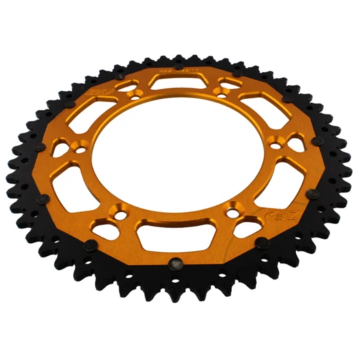 Kettenrad Dual 52Z Teilung 520 gold ZF Alternative: 7582527 passend für: Husqvarna TE, WR, SM, CR