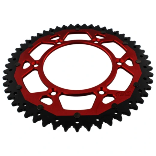 Kettenrad Dual 52Z Teilung 520 rot ZF Alternative: 7582494 passend für: Honda CRF, CR, XR
