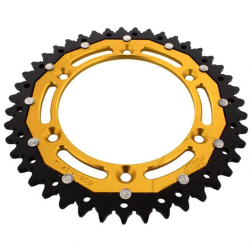 Kettenrad Dual 43Z Teilung 520 gold ZF für Motorräder