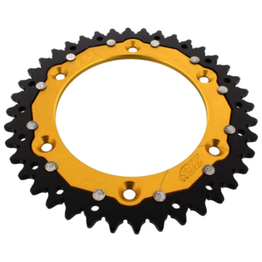 Kettenrad Dual 40Z Teilung 520 gold ZF Innendurchmesser 125 Lochkreis 150 passend für: Husqvarna FE, FC, TE