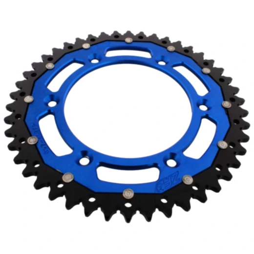 Kettenrad Dual 46Z Teilung 520 blau ZF Innendurchmesser 125 Lochkreis 150 passend für: Husqvarna FE, FC, TE