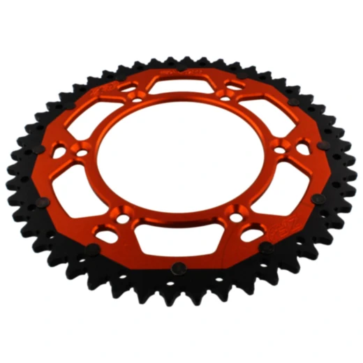 Kettenrad Dual 50Z Teilung 520 orange ZF Alternative: 7582540 passend für: Husqvarna FE, FC, TE