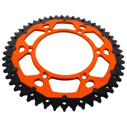 Kettenrad Dual 51Z Teilung 520 orange ZF Alternative: 7582542 passend für: Husqvarna FE, FC, TE