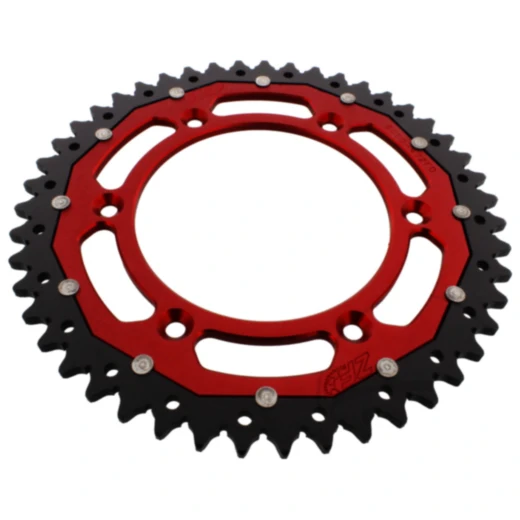 Kettenrad Dual 47Z Teilung 520 rot ZF Innendurchmesser 125 Lochkreis 152 passend für: Beta RR, Xtrainer, RX