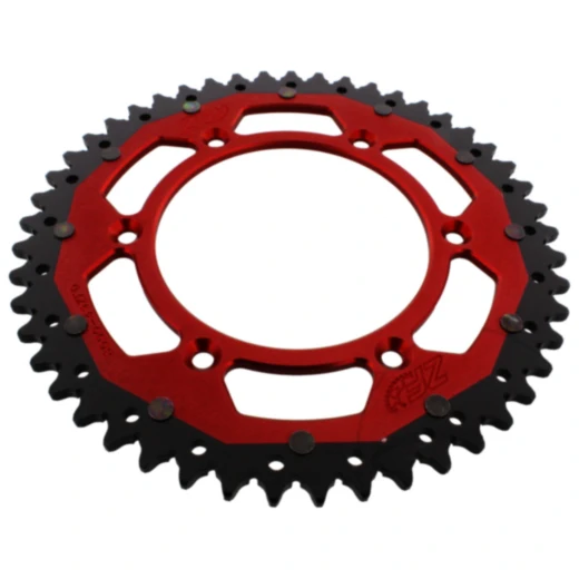 Kettenrad Dual 49Z Teilung 520 rot ZF Innendurchmesser 125 Lochkreis 152 passend für: Beta RR, Xtrainer, RX