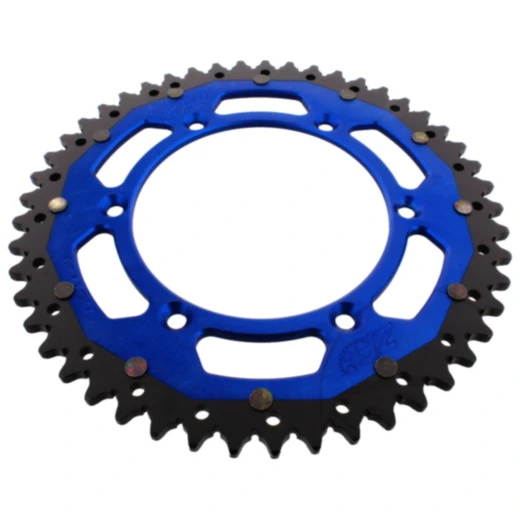 Kettenrad Dual 49Z Teilung 520 blau ZF Innendurchmesser 130 Lochkreis 150 passend für: Fantic XEF, XX, XXF