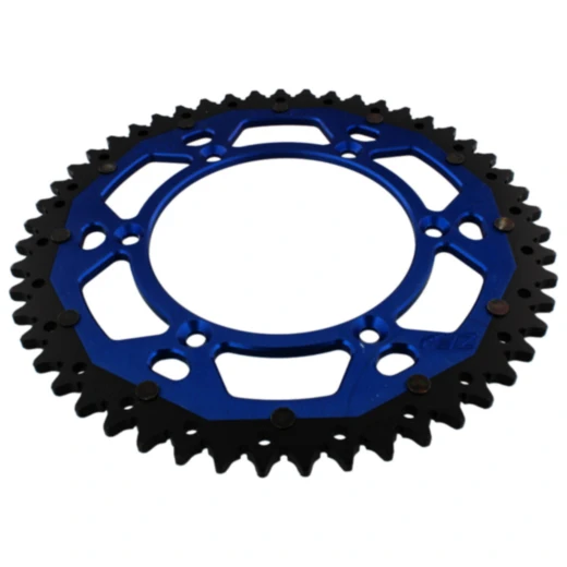 Kettenrad Dual 51Z Teilung 520 blau ZF Innendurchmesser 130 Lochkreis 150 passend für: Fantic XEF, XX, XXF