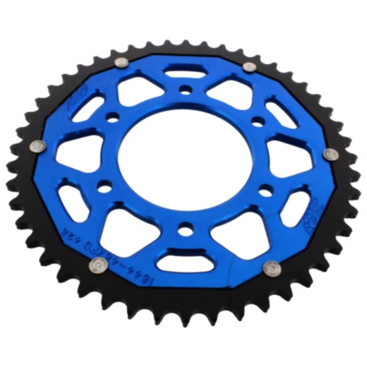 Kettenrad Dual 48Z Teilung 428 blau ZF für Motorräder