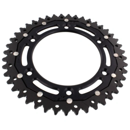 Kettenrad Dual 44Z Teilung 520 schwarz ZF Innendurchmesser 125 Lochkreis 150 passend für: Husqvarna FE, FC, TE