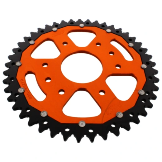 Kettenrad Dual 45Z Teilung 520 orange ZF Alternative: 7582528 passend für: Husqvarna Svartpilen, Vitpilen, SM