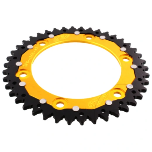 Kettenrad Dual 42Z Teilung 520 gold ZF Innendurchmesser 134 Lochkreis 160 passend für: Honda CBR, VTR