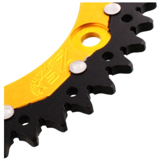 Kettenrad Dual 42Z Teilung 520 gold ZF Innendurchmesser 134 Loc