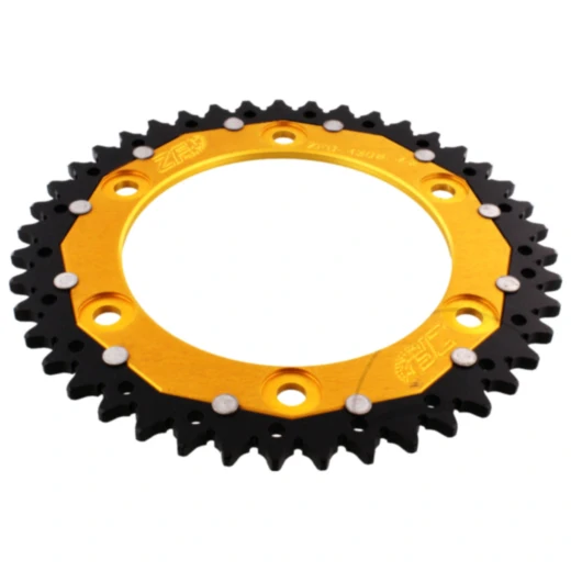 Kettenrad Dual 43Z Teilung 520 gold ZF Alternative: 7582731 passend für: Honda CBR, VTR