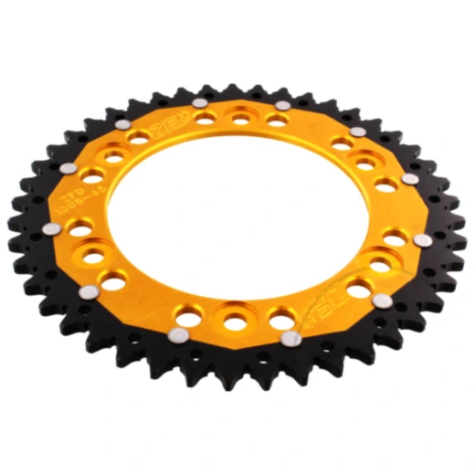 Kettenrad Dual 45Z Teilung 520 gold ZF Innendurchmesser 134 Lochkreis 160 passend für: Honda CBR, VTR