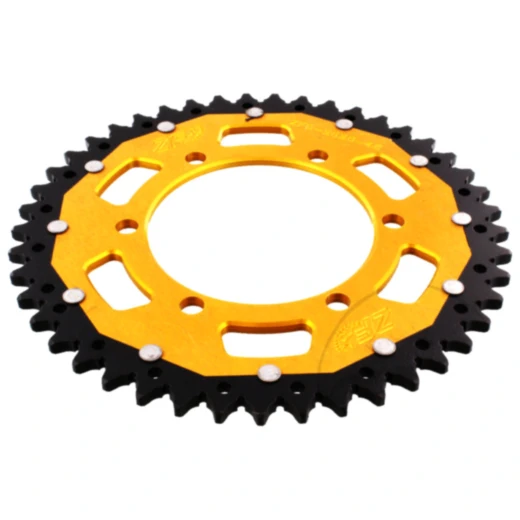 Kettenrad Dual 45Z Teilung 520 gold ZF Innendurchmesser 106 Lochkreis 125 passend für: Triumph Bonneville, Daytona, Street Scrambler