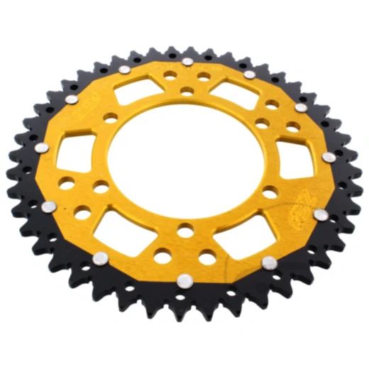 Kettenrad Dual 46Z Teilung 520 gold ZF Innendurchmesser 106 Lochkreis 125 passend für: Triumph Bonneville, Daytona, Street Scrambler