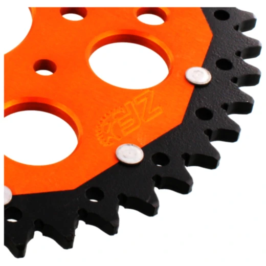 Kettenrad Dual 45Z Teilung 520 orange ZF Innendurchmesser 058 L