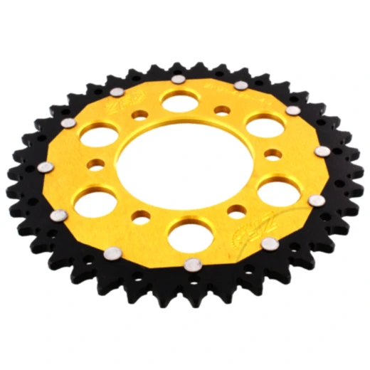 Kettenrad Dual 40Z Teilung 520 gold ZF Alternative: 7582733 passend für: Kawasaki Z, ZX - 6R, KLE