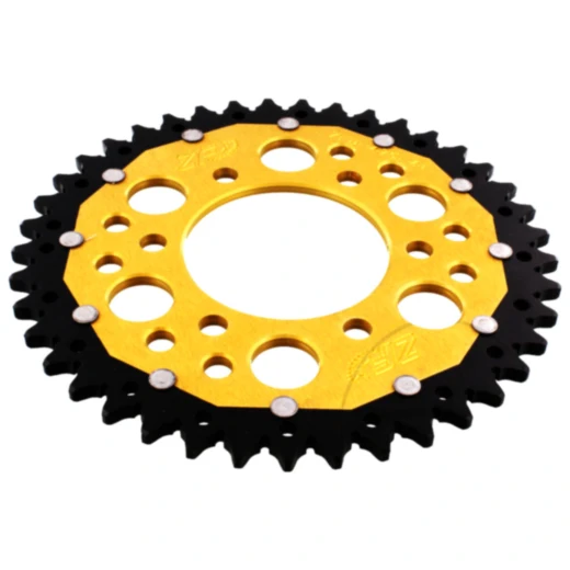 Kettenrad Dual 41Z Teilung 520 gold ZF Alternative: 7582734 passend für: Kawasaki Z, ZX - 6R, KLE