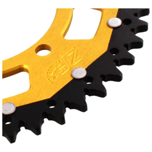 Kettenrad Dual 46Z Teilung 520 gold ZF Innendurchmesser 110 Loc