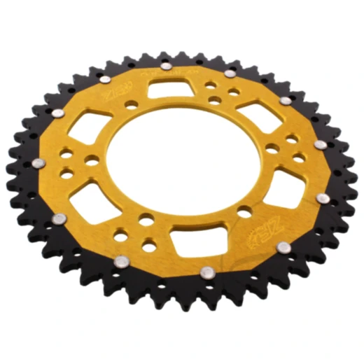Kettenrad Dual 48Z Teilung 520 gold ZF Innendurchmesser 110 Lochkreis 130 passend für: Kawasaki Ninja, GPZ, Z