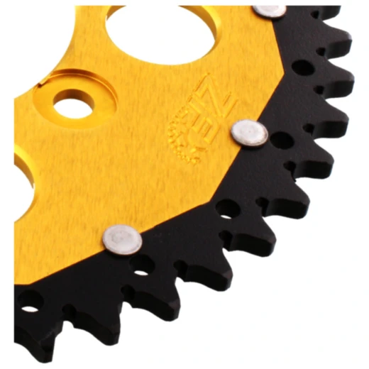 ZF Dual Kettenrad 46Z 520 gold für sportliche Motorräder_0