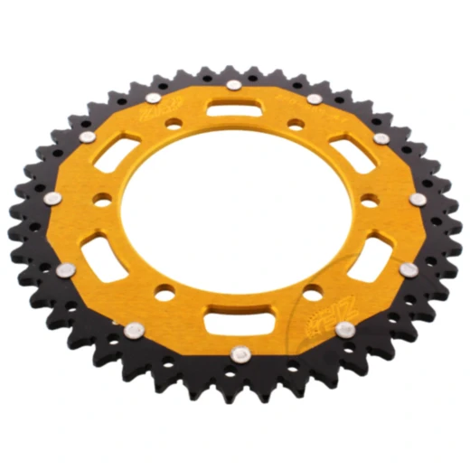 Dual Kettenrad 47 Zähne 520 Teilung gold für: ZF