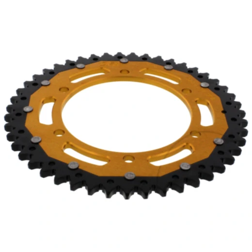 Kettenrad Dual 47Z Teilung 525 gold ZF Innendurchmesser 130 Lochkreis 150 passend für: Honda XL