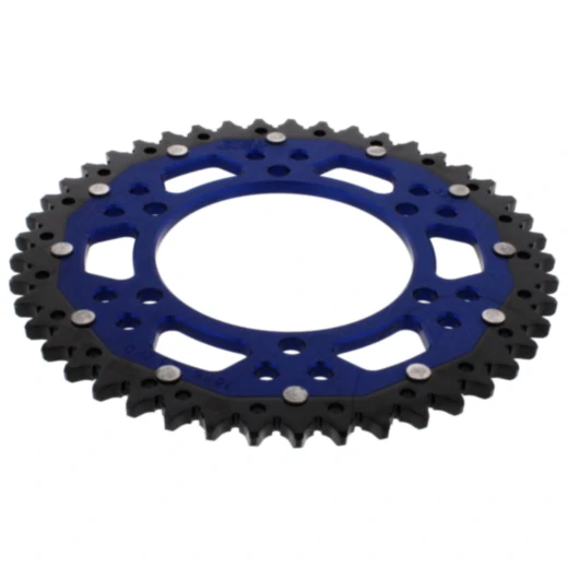 ZF Dual Kettenrad 45 Zähne 525 Teilung blau für Motorräder