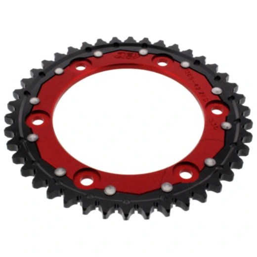 Kettenrad Dual 42Z Teilung 530 rot ZF Innendurchmesser 134 Lochkreis 160 passend für: Honda CBR, VTR