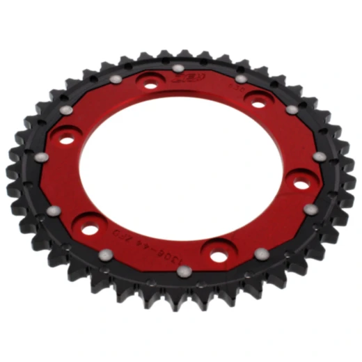 Kettenrad Dual 44Z Teilung 530 rot ZF Innendurchmesser 134 Lochkreis 160 passend für: Honda CBR, VTR