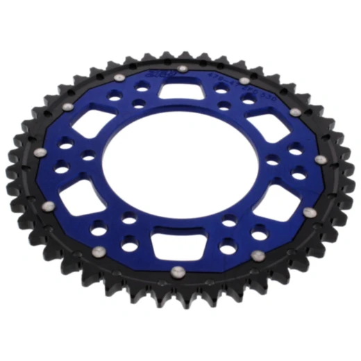 Kettenrad Dual 47Z Teilung 530 blau ZF Innendurchmesser 110 Lochkreis 130 passend für: MZ/MUZ 1000