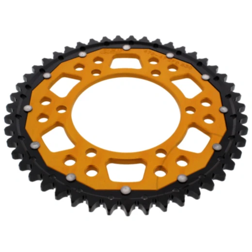 Kettenrad Dual 47Z Teilung 530 gold ZF Innendurchmesser 110 Lochkreis 130 passend für: MZ/MUZ 1000