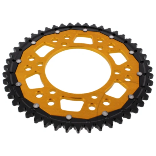 Kettenrad Dual 48Z Teilung 530 gold ZF Innendurchmesser 110 Lochkreis 130 passend für: MZ/MUZ 1000